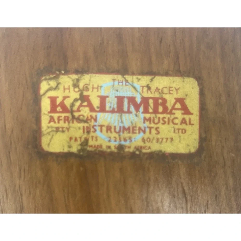 Vintage African Hugh Tracey Kalimba 17 Note Made In South Africa